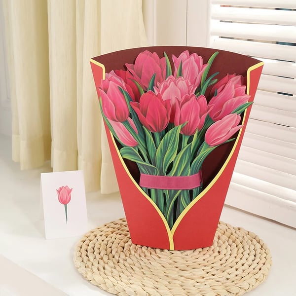 Plastic Pop-up Flower Incl. Free Gift Cards - Fair