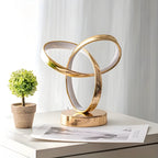 Lamp - Luxurious golden Möbius ring desk reading lamp