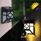 Solar LED Wall Light – Energy Saving and Weatherproof | 2-Pack for Outdoor Use