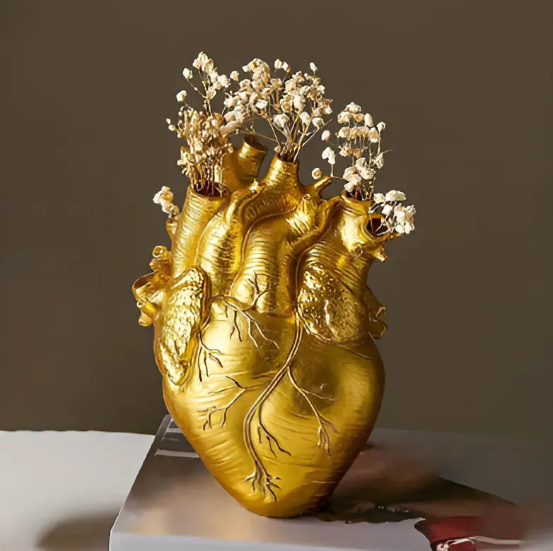 Elena Heart-Shaped Vase – Greek-Inspired