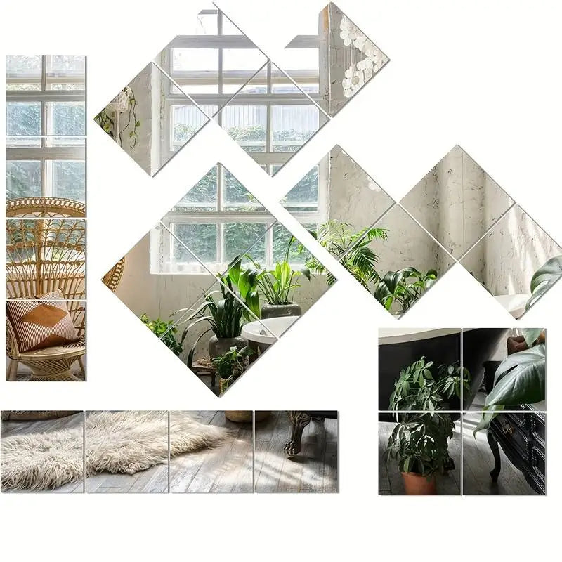 Madigas | 3D Mirror Wall Stickers - Modern Decoration