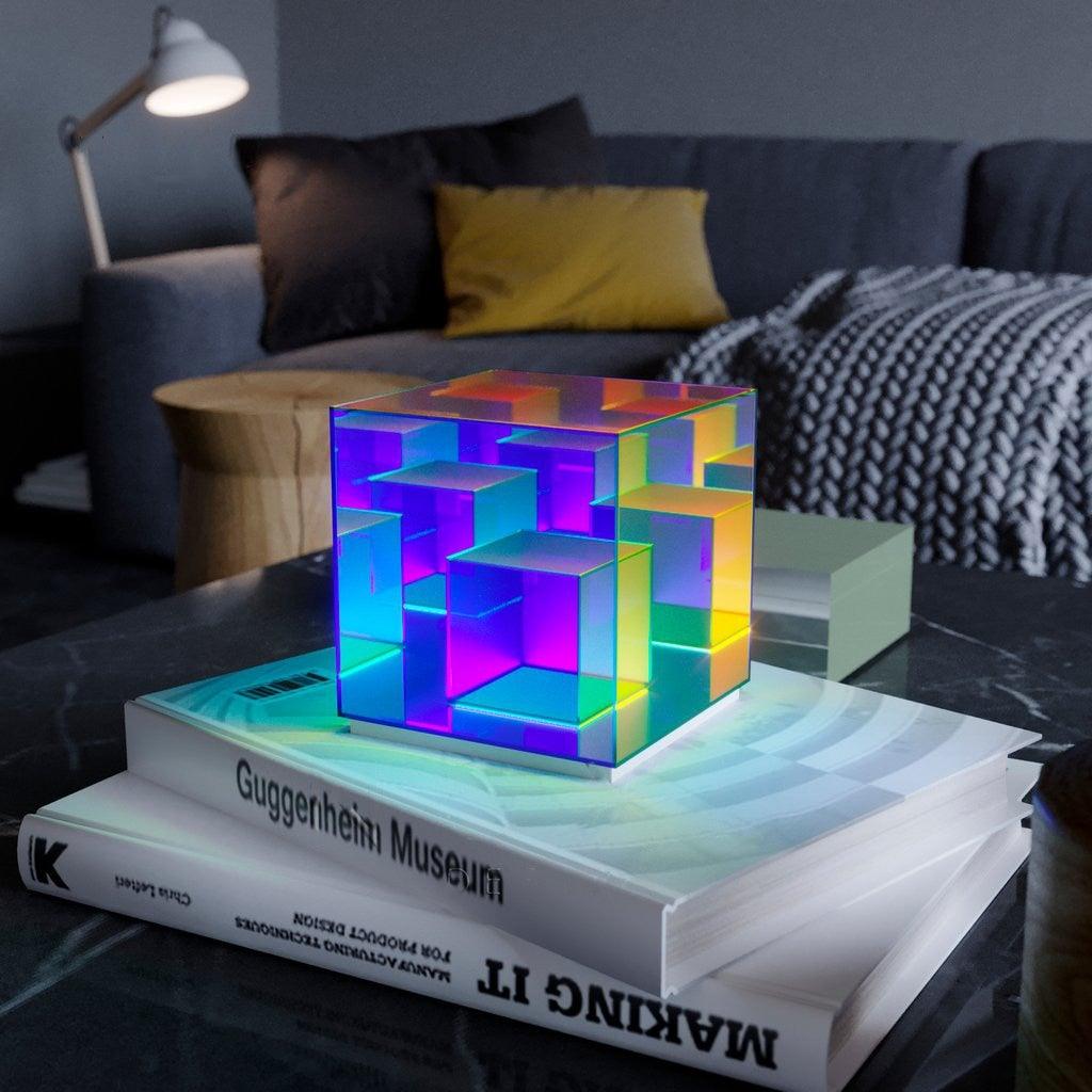 Eternity Rubiks Cube Prisma Lamp