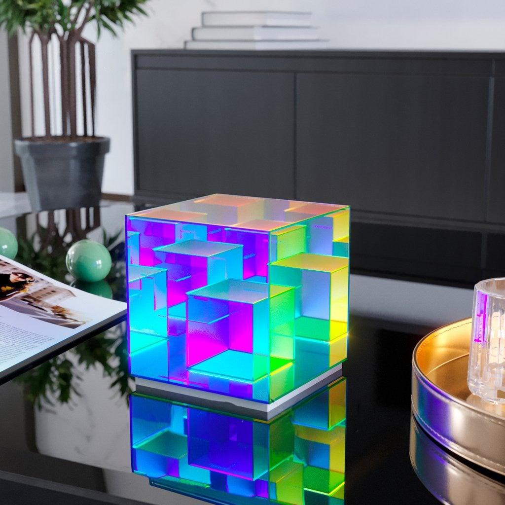 Eternity Rubiks Cube Prisma Lamp