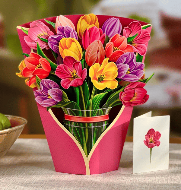 Plastic Pop-up Flower Incl. Free Gift Cards - Fair