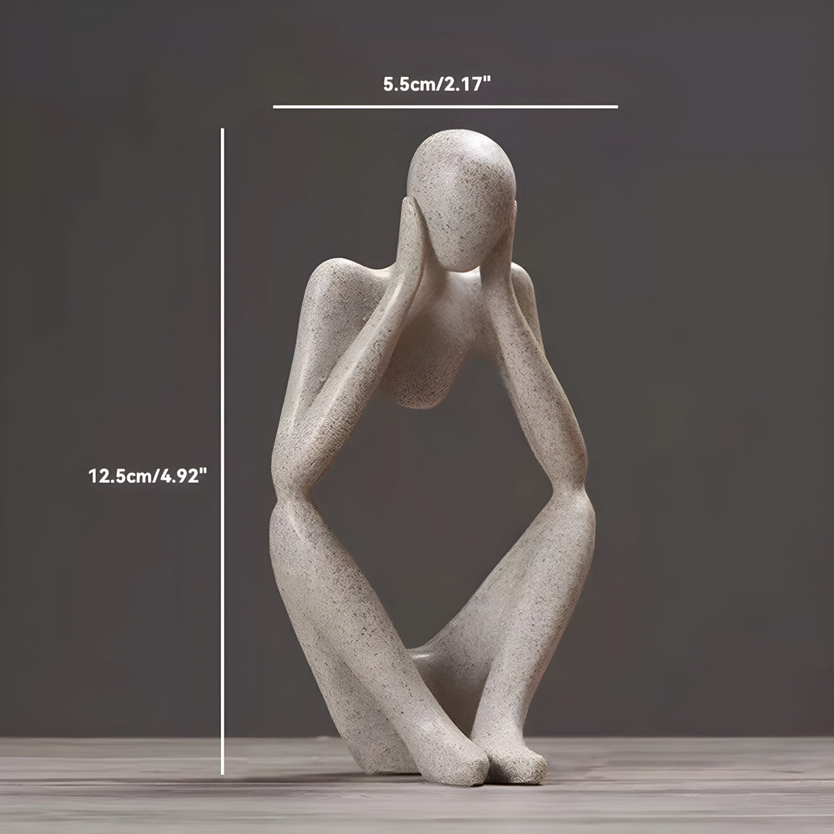 Abstract Thinker Sculpture Home Decor