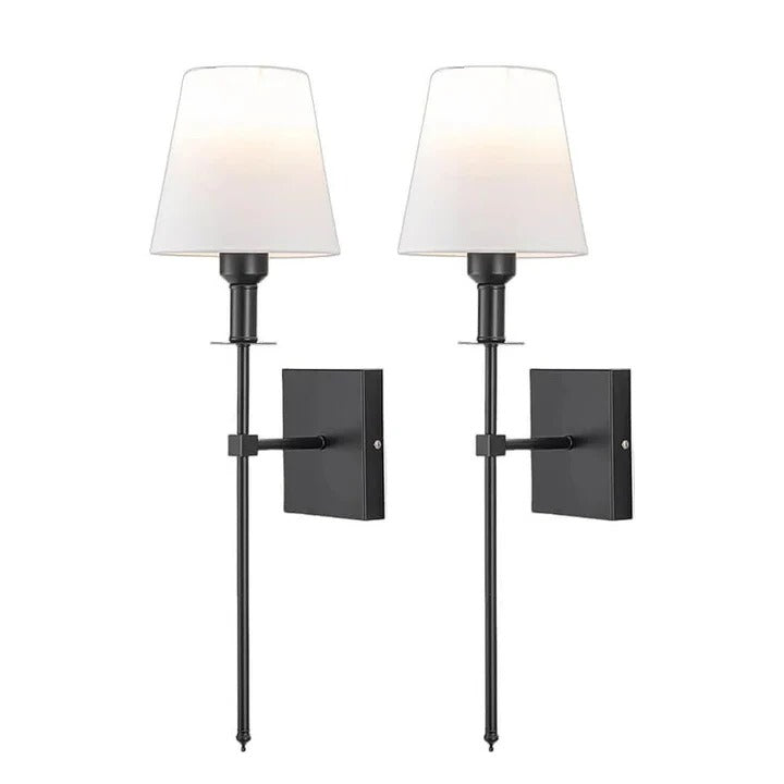 Rechargeable wireless wall light set 2-pack