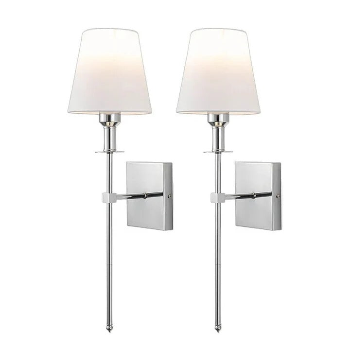 Rechargeable wireless wall light set 2-pack