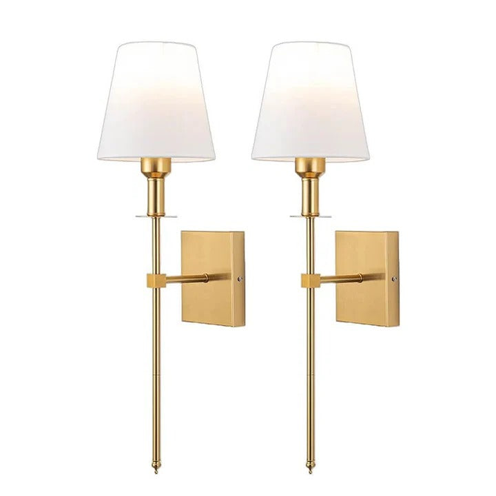 Rechargeable wireless wall light set 2-pack