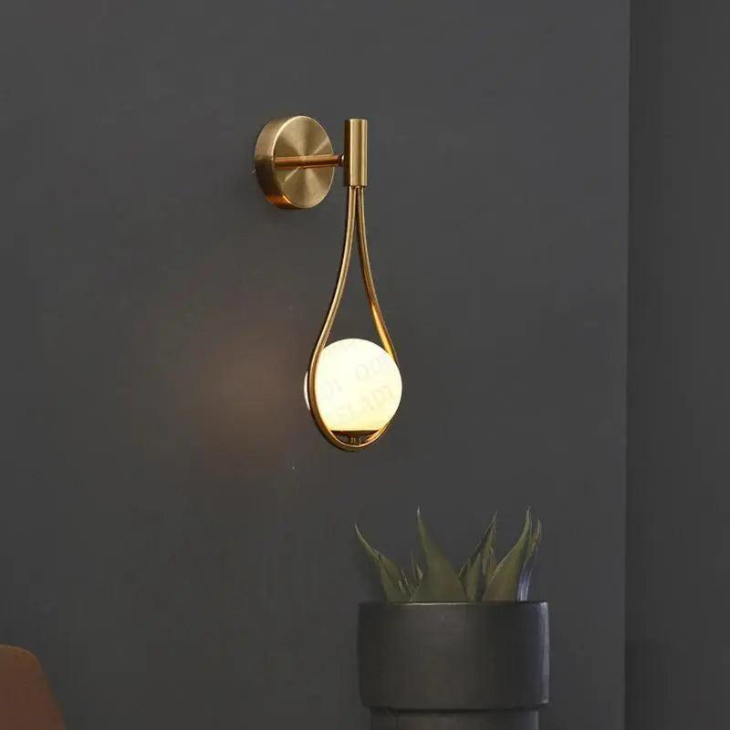 Modern Minimalist Wall Lamps Metal Design