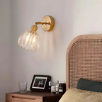 Vintage Glass Wall Lamps Flower Design