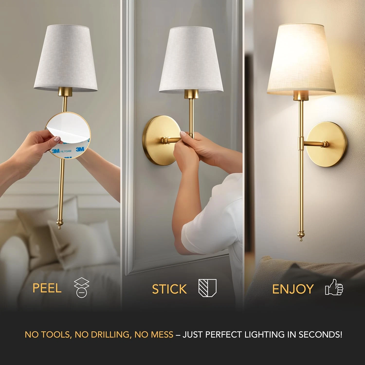 Wireless Wall Light Home Lamp