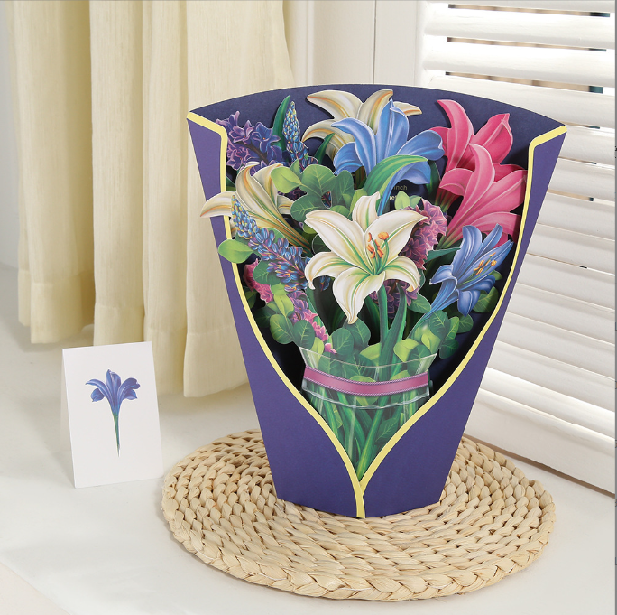 Plastic Pop-up Flower Incl. Free Gift Cards - Fair