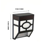 Solar LED Wall Light – Energy Saving and Weatherproof | 2-Pack for Outdoor Use