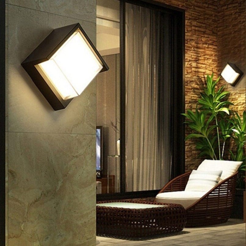 Waterproof LED wall lights with motion sensor