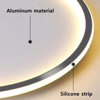 AuraRing - Modern Ceiling Light - Minimalist Design - Elegantly Illuminate
