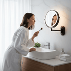 Madigas | LUMIVIEW – Rechargeable LED Magnifying Mirror with Touch Control
