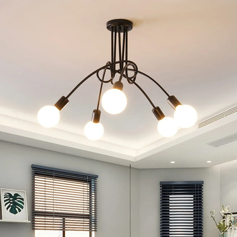 Vintage LED ceiling lamp in antique design