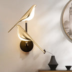 Modern Bird Wall Lamp Gold - Minimalist Wall Lighting for Decorative Illumination