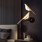Modern Bird Wall Lamp Gold - Minimalist Wall Lighting for Decorative Illumination