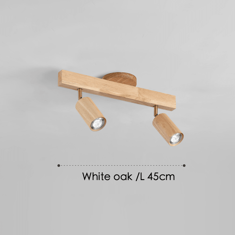 Adjustable Wood Ceiling Lamp Minimalist Solid Wood