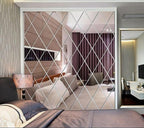 Madigas | MirraShape 3D Mirror Triangles – Transform Your Walls with Modern Depth and Shine