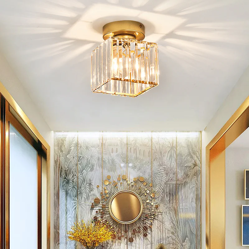 Modern Crystal Ceiling Lamp - CrystalGlow