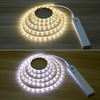 Motion sensor LED strip light
