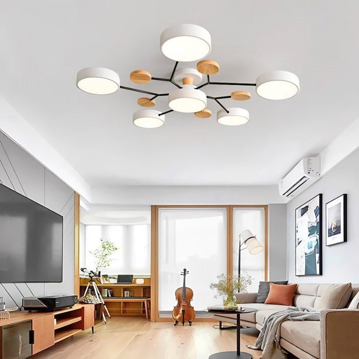 Branching LED Ceiling Light - NordicGlow