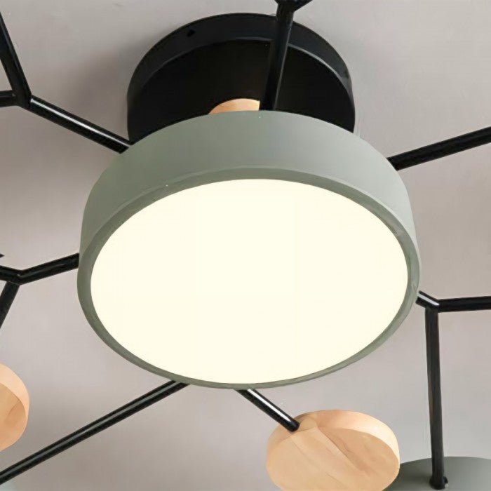 Branching LED Ceiling Light - NordicGlow