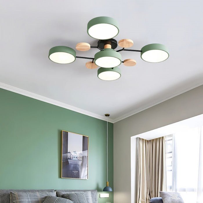 Branching LED Ceiling Light - NordicGlow