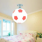 Playful Football Ceiling Light - GoalBright