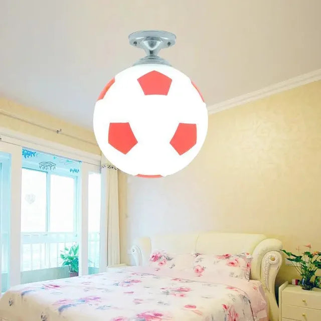 Playful Football Ceiling Light - GoalBright