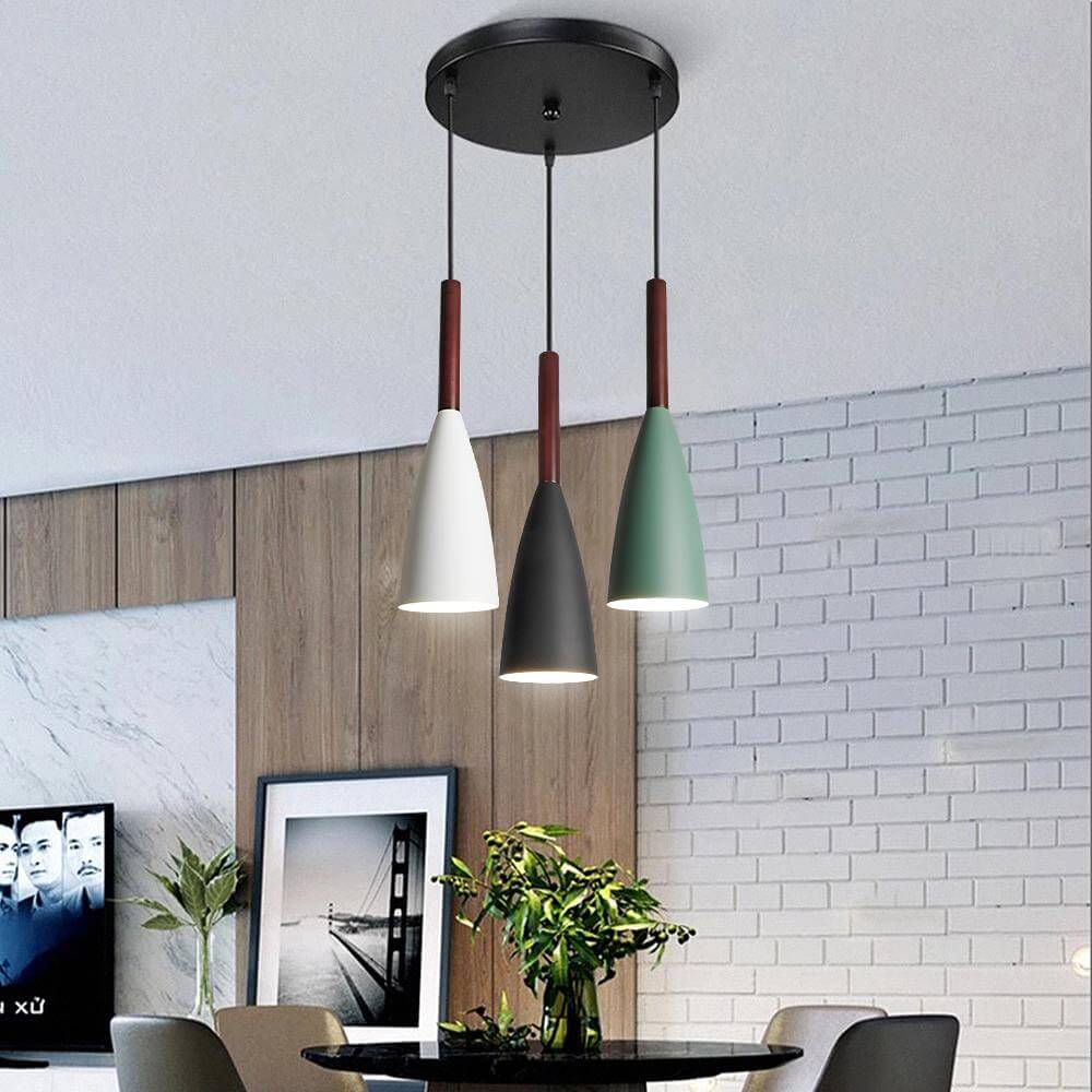 Modern elegant Nordic style colorful pendant lamp