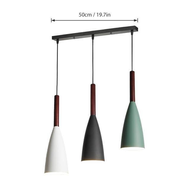 Modern elegant Nordic style colorful pendant lamp