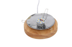 Rattan wood table lamp