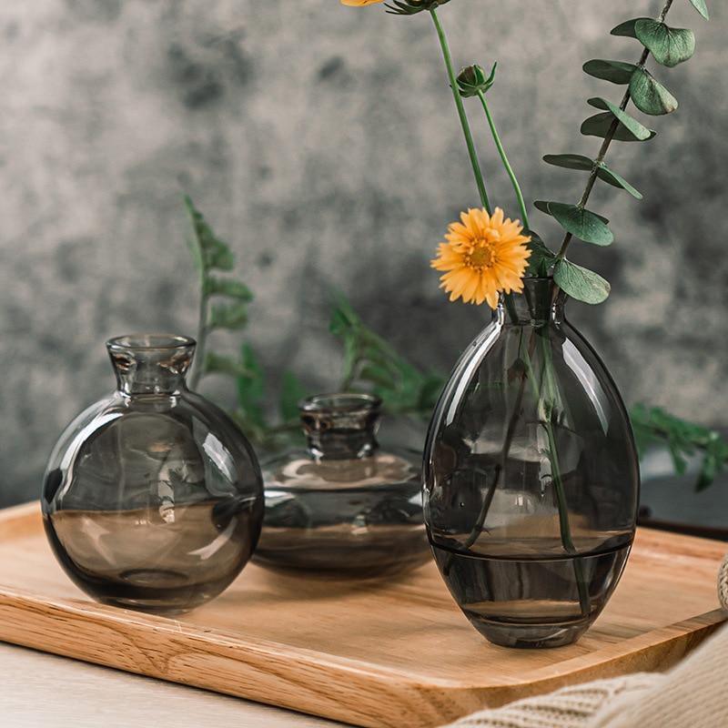 TrioVase Glass Vases Set Stylish Design Perfect Decoration Available in various colors