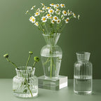 Petal-Textured-Glass Accents & Vases