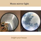 Smart Modern Moon Mirror Wall Lamp | Madigas