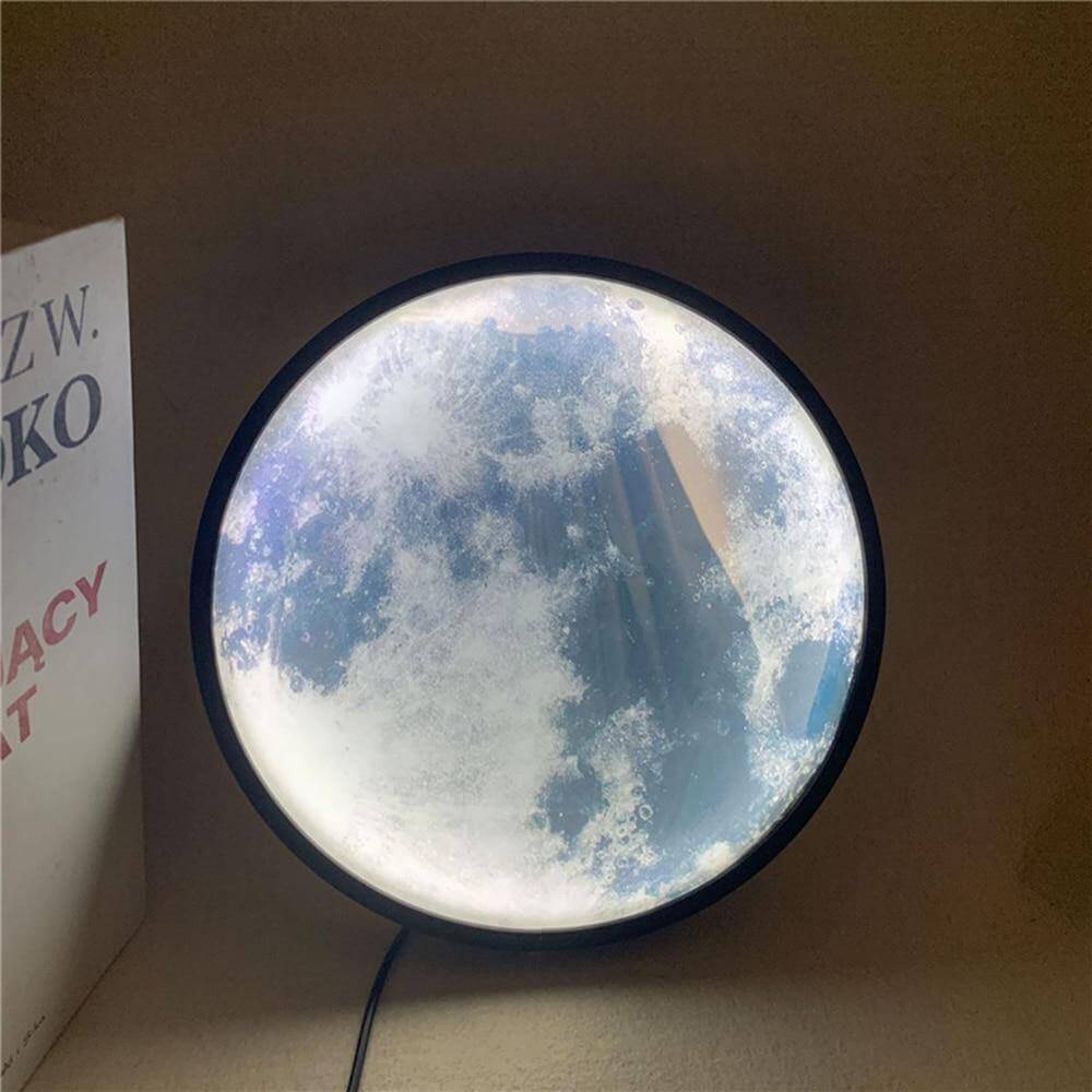 Smart Modern Moon Mirror Wall Lamp | Madigas