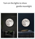 Smart Modern Moon Mirror Wall Lamp | Madigas