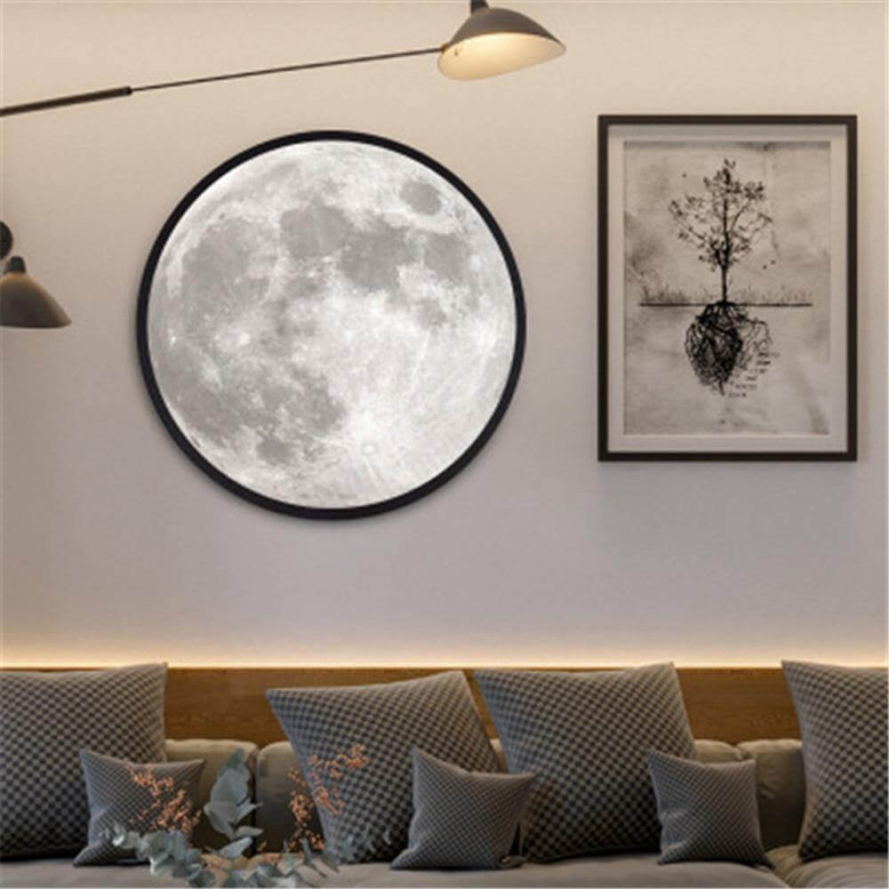 Smart Modern Moon Mirror Wall Lamp | Madigas