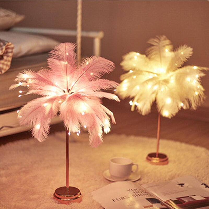 Federpalme Creative Table Lamp