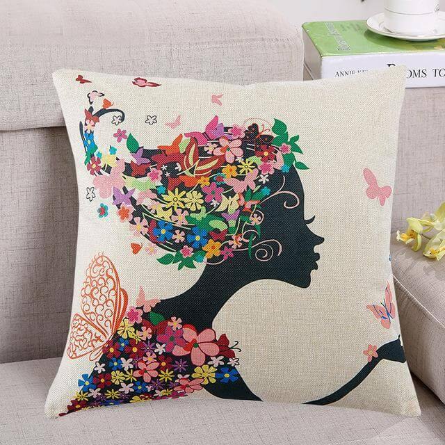 Decorative Tree Printed Home Cute Pillow Cases | Madigas