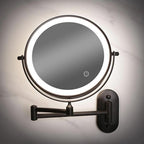 LED Wall-Mounted Bathroom Mirror with Magnification Madigas