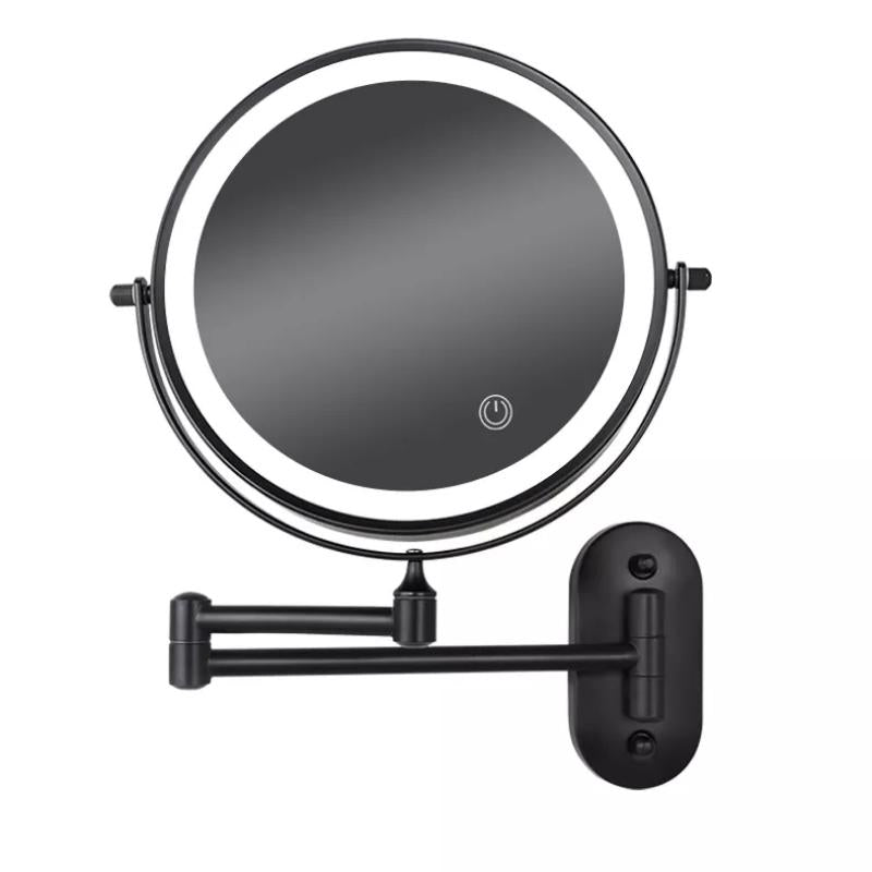 LED Wall-Mounted Bathroom Mirror with Magnification Madigas