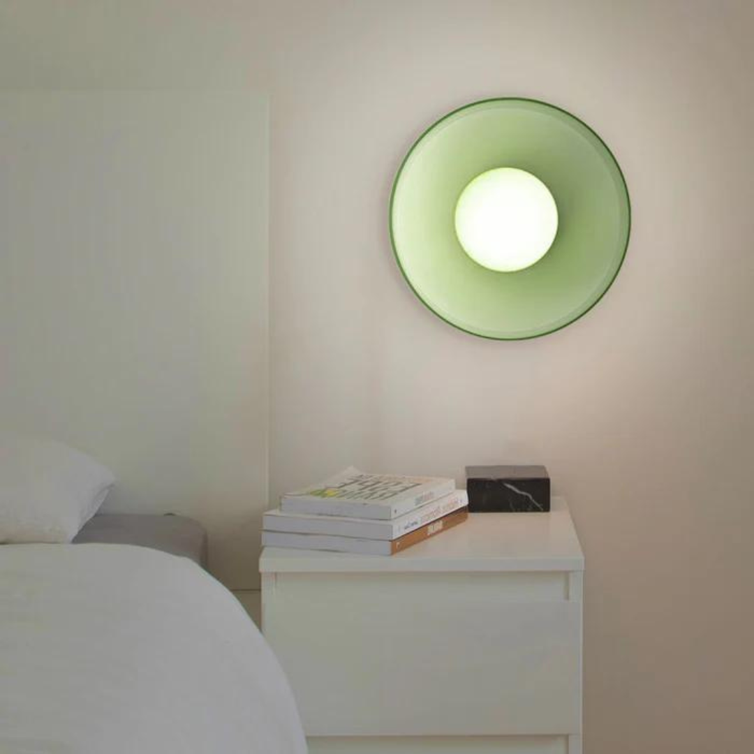 Round ceiling light with stylish functionality - LumiSphere