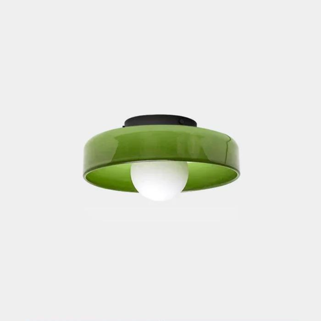 Round ceiling light with stylish functionality - LumiSphere