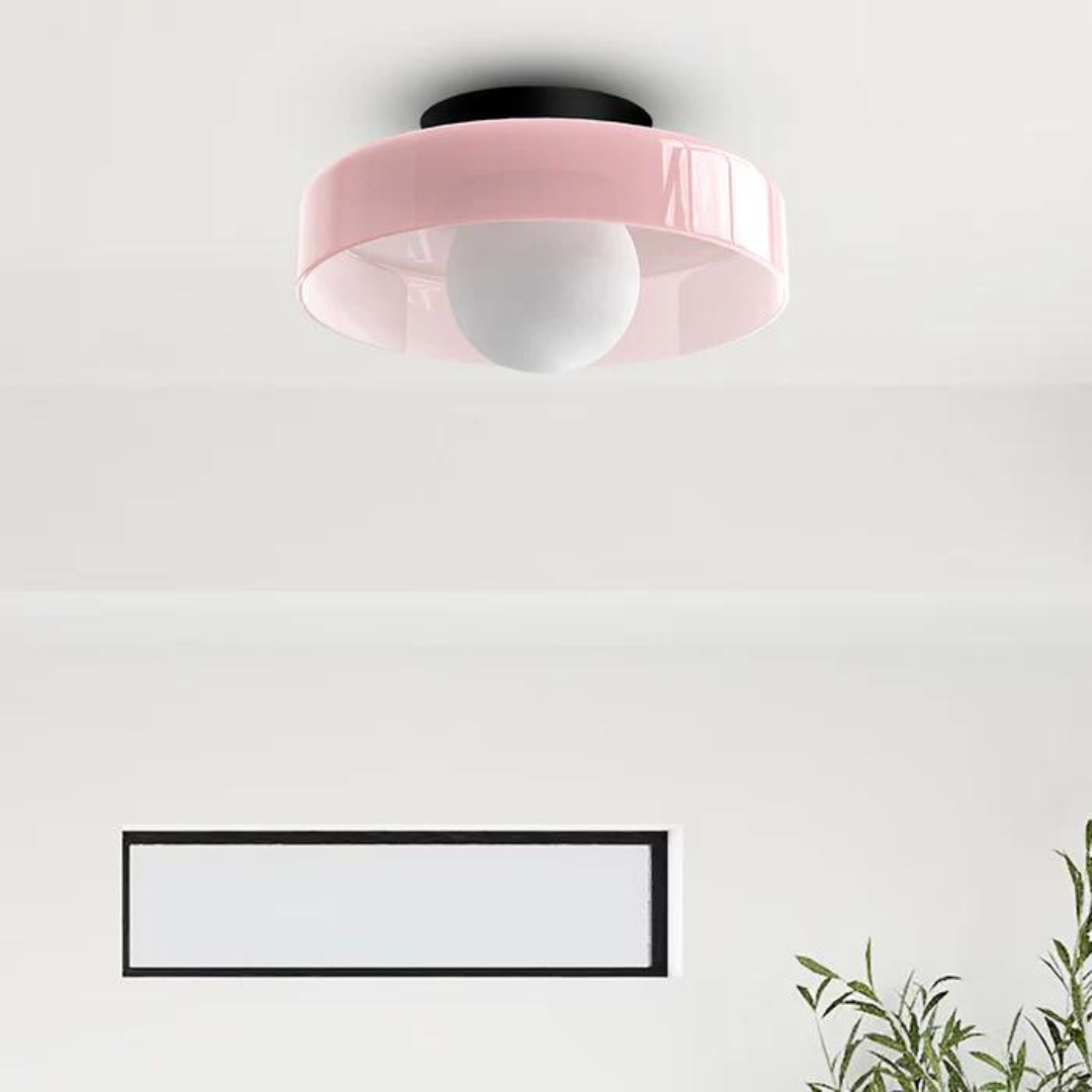 Round ceiling light with stylish functionality - LumiSphere
