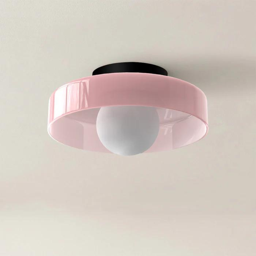 Round ceiling light with stylish functionality - LumiSphere