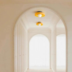 Round ceiling light with stylish functionality - LumiSphere
